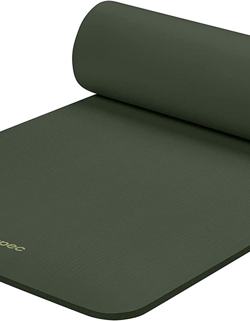 Load image into Gallery viewer, Solana Yoga Mat 1&quot; &amp; 1/2&quot; Thick W/Nylon Strap for Men &amp; Women - Non Slip Exercise Mat for Yoga
