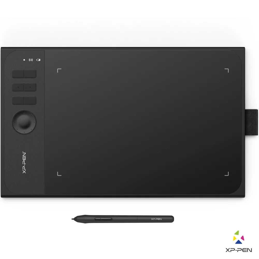 Star06 Wireless Drawing Graphic Tablet 8192 Level Pens Pressure 14 X 8.7 Inch Compatible with Windows & Mac