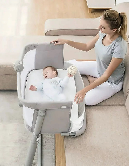 Load image into Gallery viewer, Baby Bassinet, Bedside Sleeper Baby Bed Cribs,Baby Bed to Bed, Newborn Baby Crib,Adjustable Portable Bed for Infant/Baby Boy/Baby Girl
