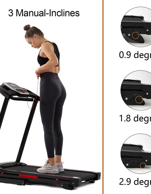 Load image into Gallery viewer, Folding Treadmill for Home Electric 3.5 HP Foldable Running Machine W/Incline
