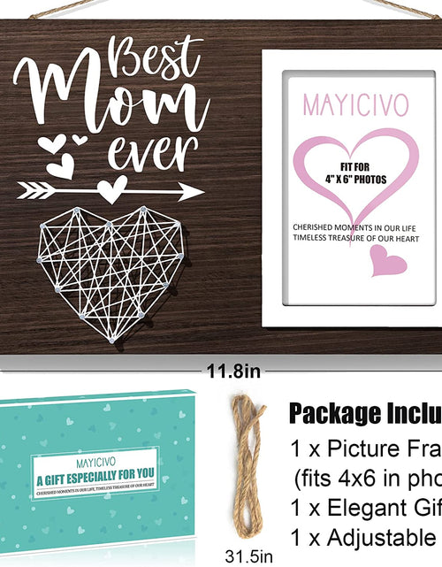 Load image into Gallery viewer, Best Mom Gifts Mothers Day Gifts for Mom from Daughter Son Kids, Mom Picture Frame Mother-In-Law Gifts New Mom Gifts for Women, Birthday Gifts for Mom Mothers Day Gifts for Wife from Husband-4X6 Photo
