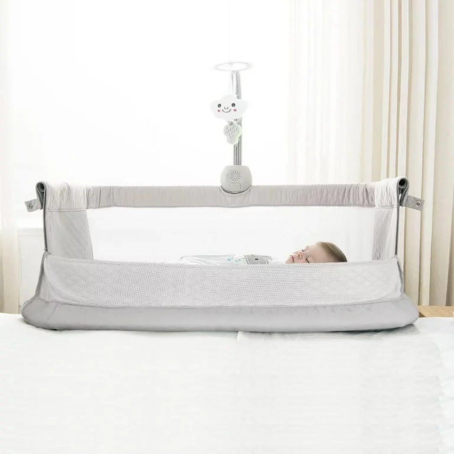 Baby Bassinet, Bedside Sleeper Baby Bed Cribs,Baby Bed to Bed, Newborn Baby Crib,Adjustable Portable Bed for Infant/Baby Boy/Baby Girl