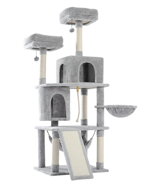 Load image into Gallery viewer, Domestic Delivery Multi-Level Cat Tree Tower Climb Furniture Scratching Post for Indoor House Pet Supplies Kitten Toy Cozy Condo
