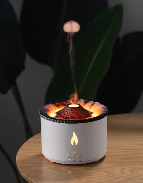 Load image into Gallery viewer, Home Desktop Flame Air Humidifier 360ML Aroma Diffuser Lava Volcano Design Flame Effect Fragrance Machine
