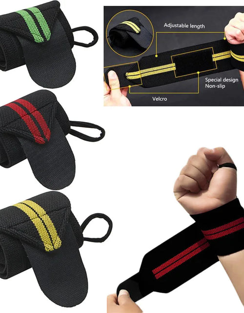 Load image into Gallery viewer, 1 Piece Weight Lifting Strap Fitness Gym Sport Wrist Wrap Bandage Hand Support Wristband
