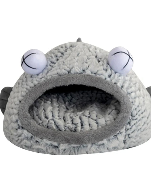 Load image into Gallery viewer, Pet Cat Bed House Soft Fish Shape Plush Cat Sleeping Beds Nest Winter Warm Kennel Pet Bed Mat Cave for Puppy Cats Pet Supplies
