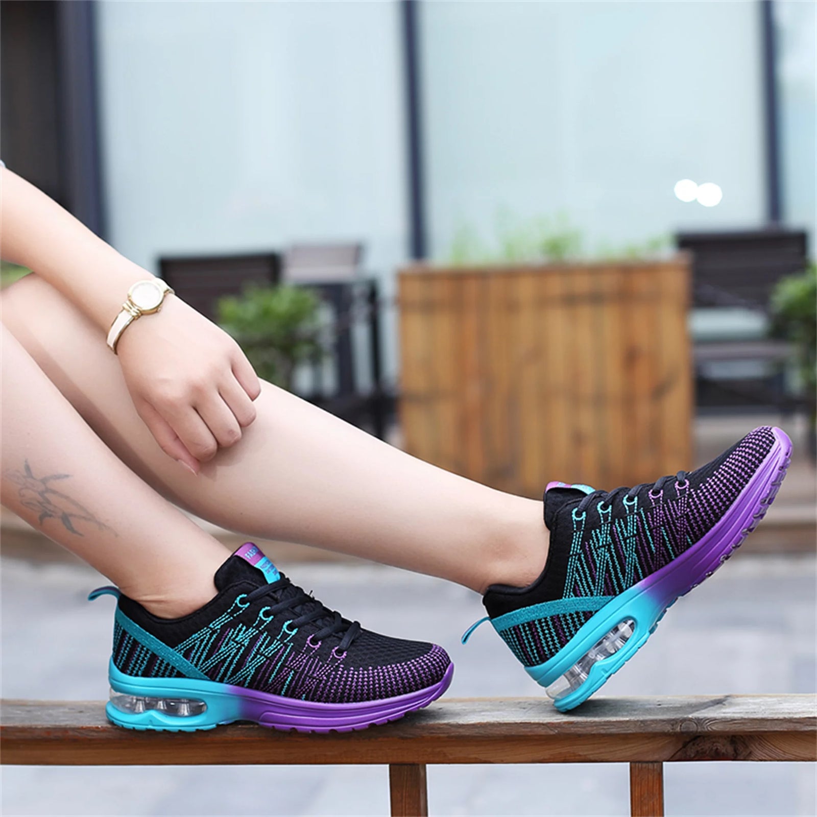 Sneaker for Women Breathable Athletic Air Cushion Running Shoes Lightweight Sport Shoes