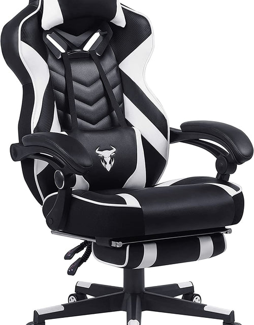 Load image into Gallery viewer, Gaming Chairs for Adults Black Recliner Computer Chair with Footrest Ergonomic PC Gaming Chair with Massage High Back Chair for Gaming Big and Tall Gamer Chair Large Computer Gaming Chair
