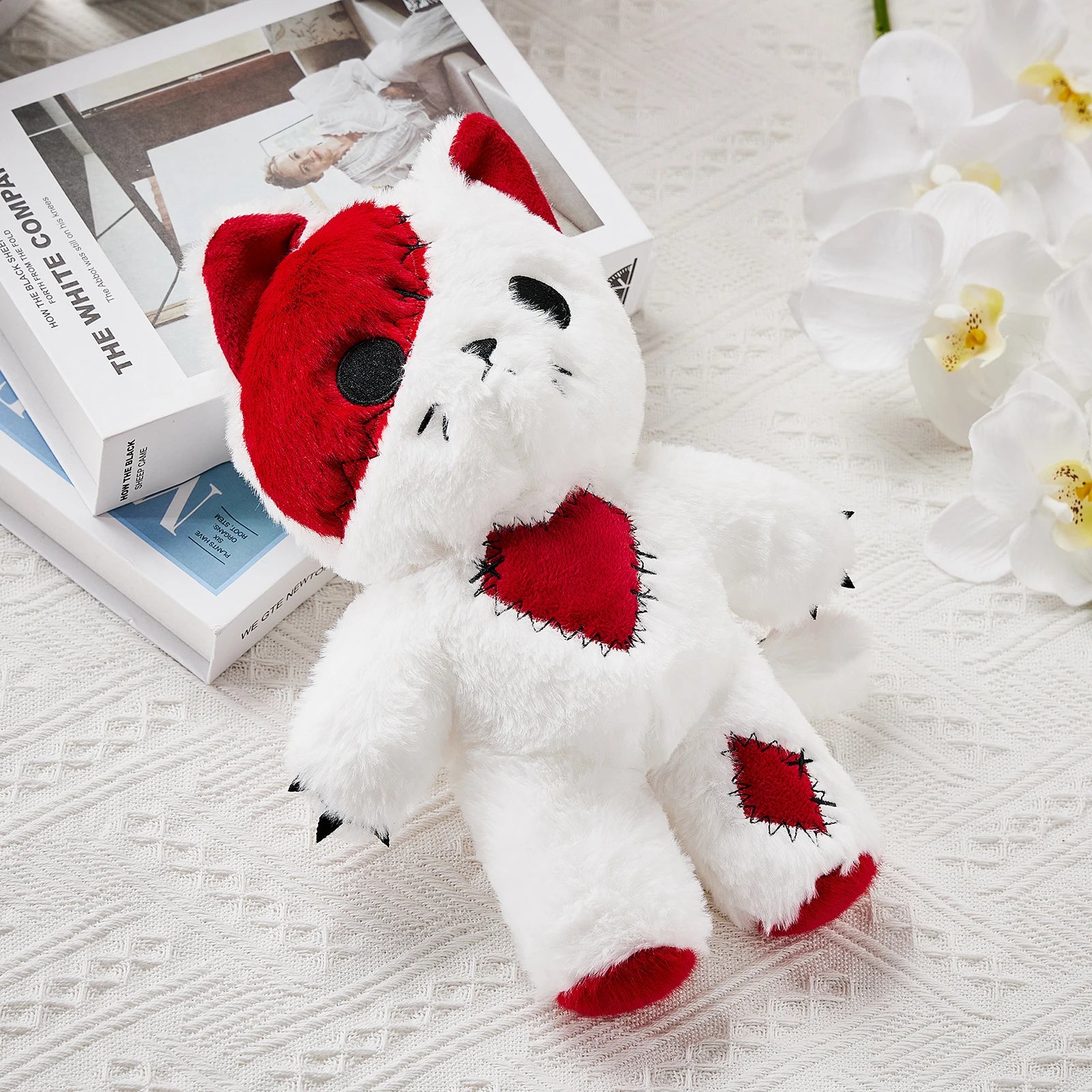30CM Cartoon Animal Shape Plush Toy Color Matching Stuffed Heart Bunny/Bear Doll Throw Pillow Festival Present Home Decoration