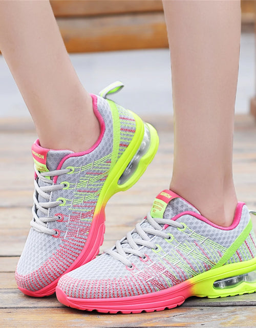 Load image into Gallery viewer, Sneaker for Women Breathable Athletic Air Cushion Running Shoes Lightweight Sport Shoes
