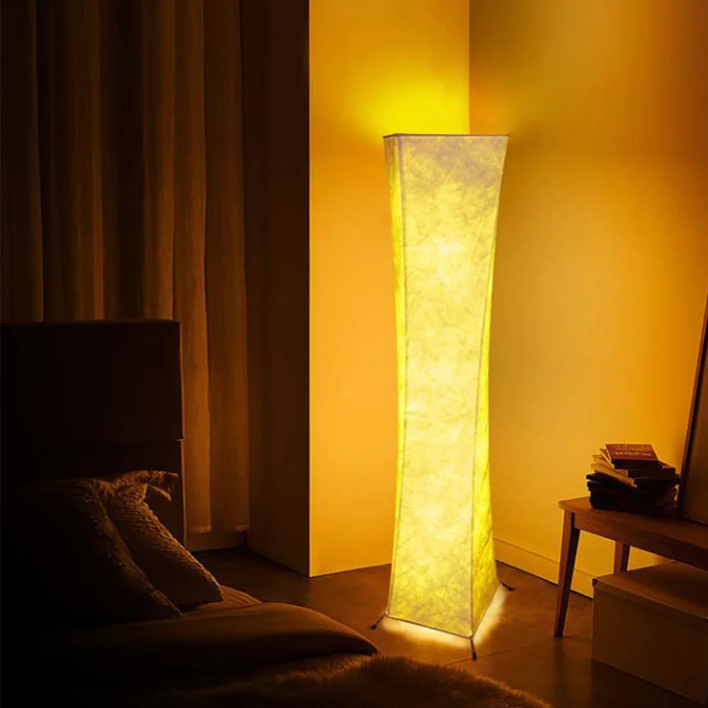 Soft Light Floor Lamp,Led Floor Lamp 59'' RGB Tall Lamps 7 Colors Changing Dimmable LED Bulbs Remote Control, Floor Lamp for Living Room,Bedroom