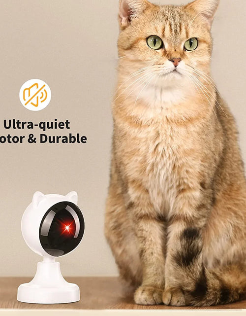 Load image into Gallery viewer, Automatic Cat Laser Toys, Interactive Laser Cat Toys for Indoor Cats/Kitty/Dogs, Cat Laser Toy Automatic White
